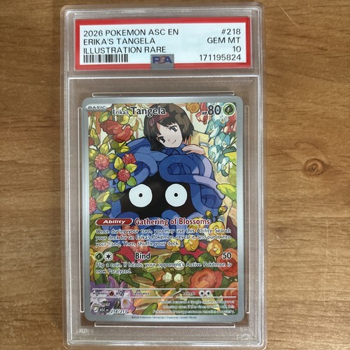 Erika's Tangela graded PSA 10 for sale on eBay