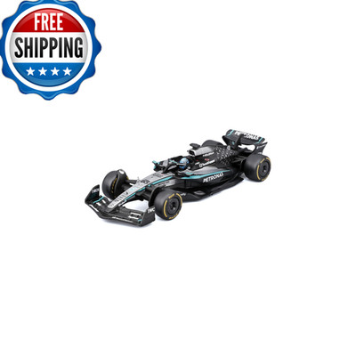 Bburago 143 Race Formula Mercedes W16 W/Helmet 2025 Russell 63 18-38238