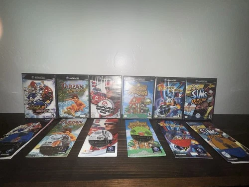 New ListingGameCube Game Lot 9 GMS Luigis Mansion, Sonic 2 Adventure, Animal Crossing ETC