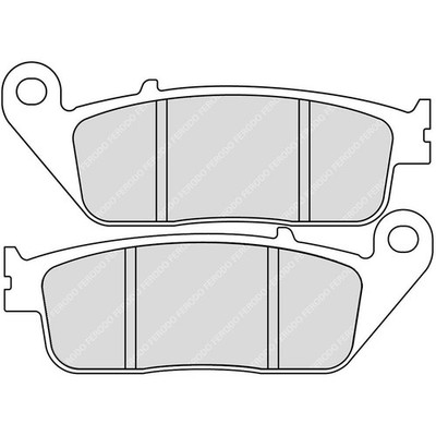 TRW MCB70 Kit Pastiglie Freno Organiche Per Moto, Per Suzuki GS (assale Anteriore), Composto Ceramico, Elevate Prestazioni