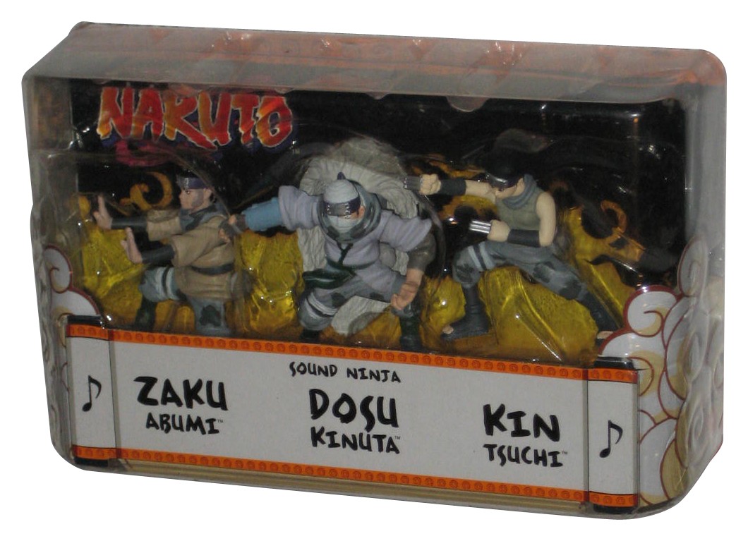 9679サカナおまとめ商品 Naruto Sound Ninja Zaku Dosu & Kin (2007) Mattel Figure Set