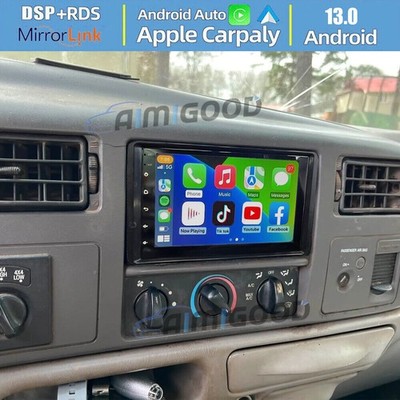 For 1999-2004 Ford F-250 F-350 Super Duty 7'' Android 14 Carplay Stereo Radio