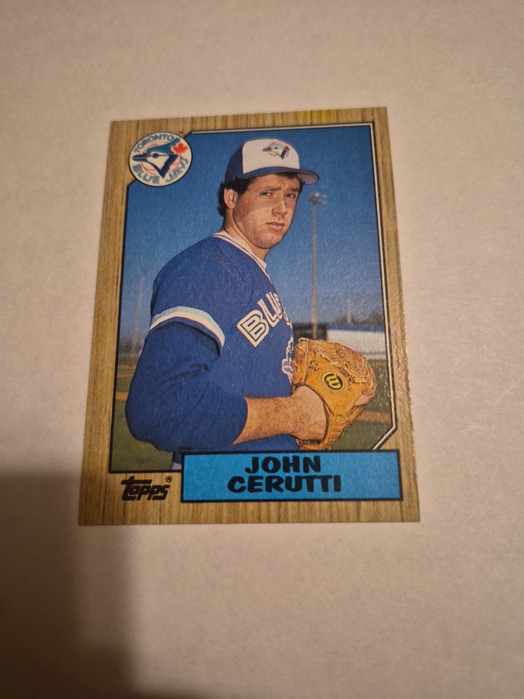 JOHN CERUTTI 1987 TOPPS #557 FREE SHIPPING 