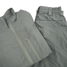 CABELA'S Guidewear Women's Size S Sage Green Nylon Convertible Jacket/Pants Set