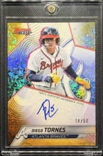 2025 Bowman’s Best Diego Tornes Gold Mini Diamond Auto 18/50 #B25-DT