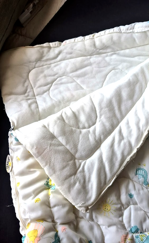 Vintage Riegel Dutch Themed Baby Sleeping Bag Quilted Comforter Zip-Up Pastels - Picture 9 of 16