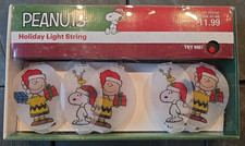 Peanuts Holiday String Light Snoopy Charlie Brown