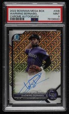 2022 Bowman Mega Box Chrome Mojo Warming Bernabel #BMA-WB PSA 9 MINT Auto 2l4