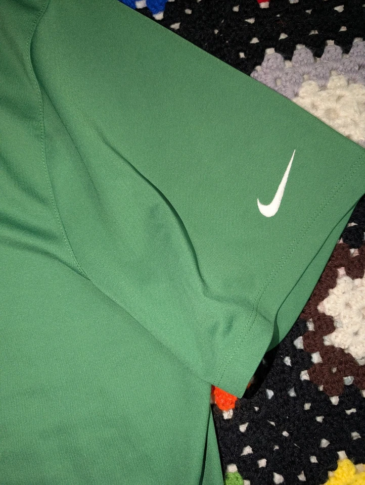 Camisa de Golf Nike Para Hombres 2XL Verde Polo Manga Corta Tour Rendimiento Elastizada Golf Foto 2 de 4