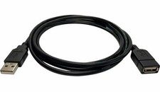 Black Box USB 2.0 Extension Cable Type-A Male/Female Black 3-ft USB05E-0003-R2