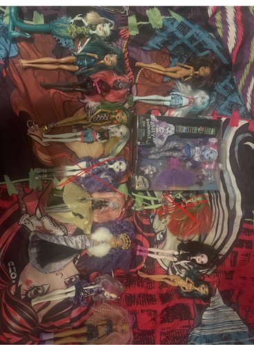 Monster High Doll Lot With Mixed Accessories