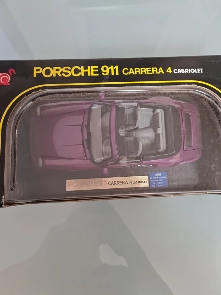 macchinina vintage ANSON " Porsche 911 Carrera 4 Cabriolet - Immagine 3 di 4
