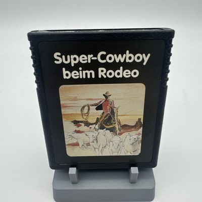 Super-Cowboy beim Rodeo (Quelle 1985)  ATARI 2600 VCS (Modul) works 8bit classic