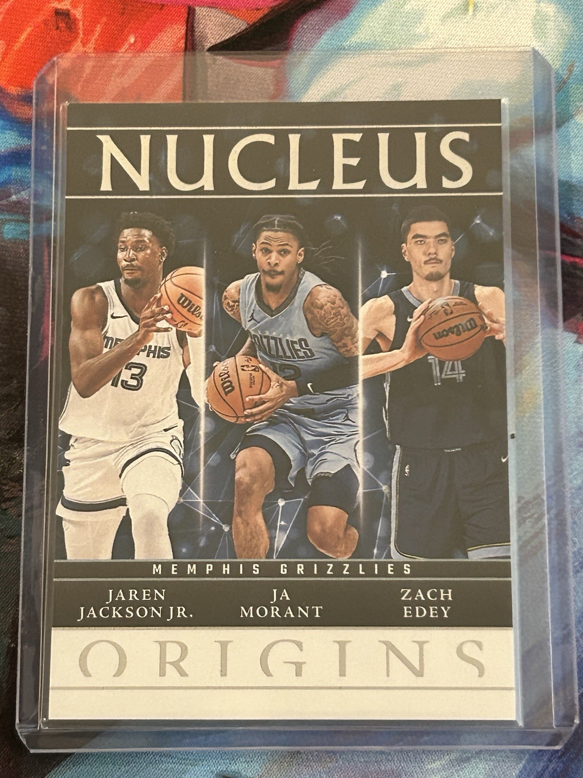 2024-25 Panini Origins - Grizzlies Nucleus — Ja Morant, Jaren Jackson Jr Edey