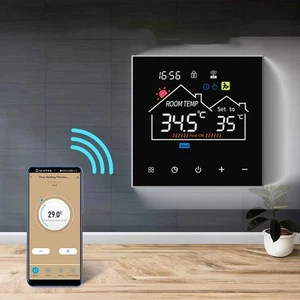 Thermostat numérique intelligent LCD Affichage couleur écran tactile Thermostat programmable Thermostat numérique intelligent LCD Affichage couleur écran tactile Thermostat programmable