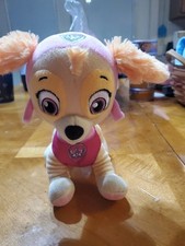 Paw Patrol Skye 8" Plush Girl Pink Pilot Outfit Stuffed Animal Toy