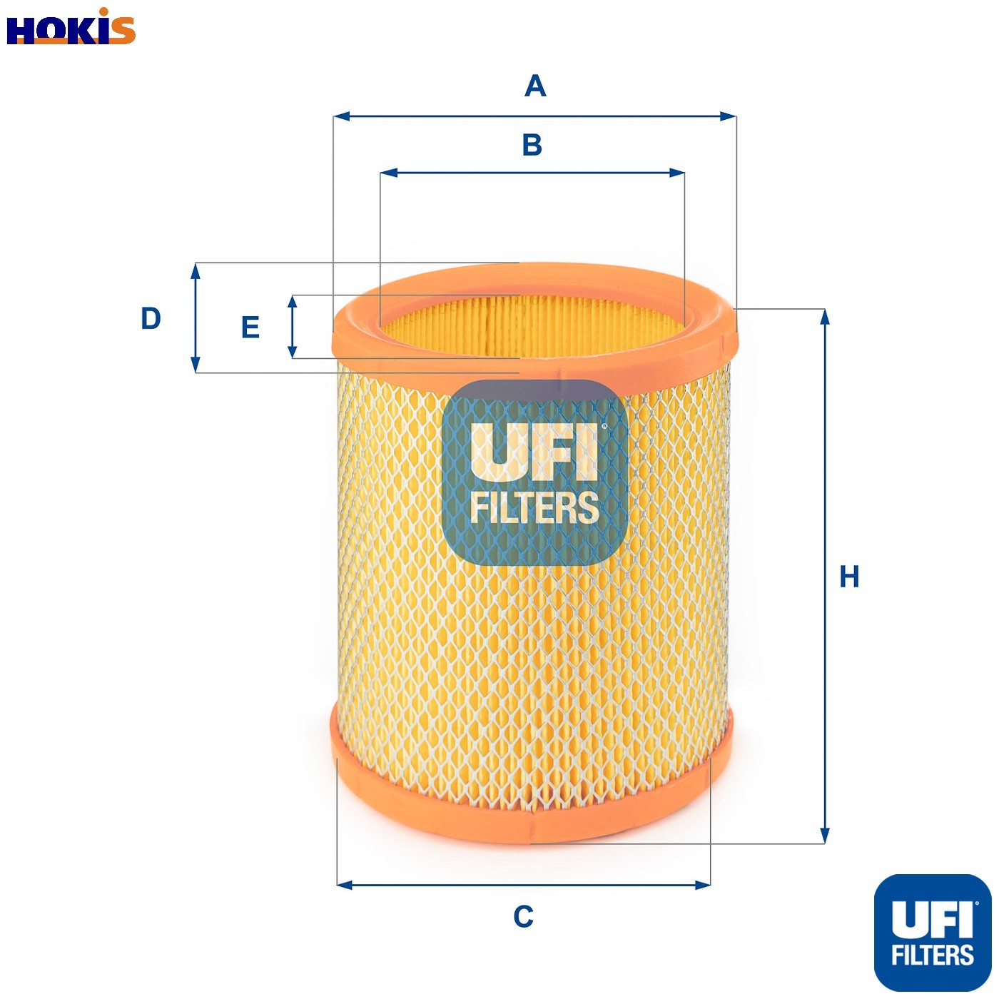 Air filter Filter Insert 27.196.00 UFI for CITROËN PEUGEOT MEGA - Image 6
