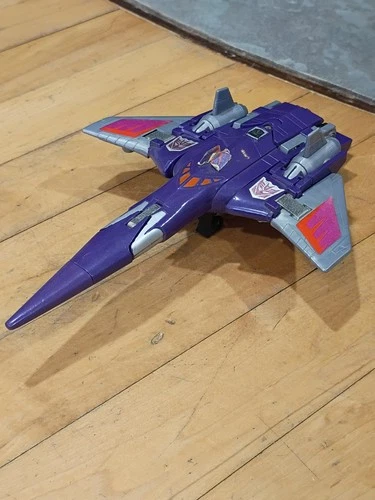 1986 TRANSFORMERS G1 CYCLONUS DECEPTICON JET FIGURE ONLY VINTAGE INCOMPLETE