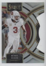 2023 Panini Select Premier Level Silver Prizm Die-Cut Budda Baker #107 0q5