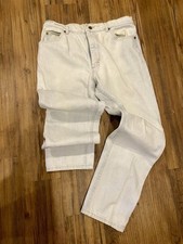 Vintage โ07 Lee Men's Straight Light Blue Denim Cotton Jeans-USA made size 34/30