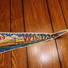 1970s Era Detroit Michigan / Windsor Canada Ambassador Bridge soft felt pennant- — photo 3
