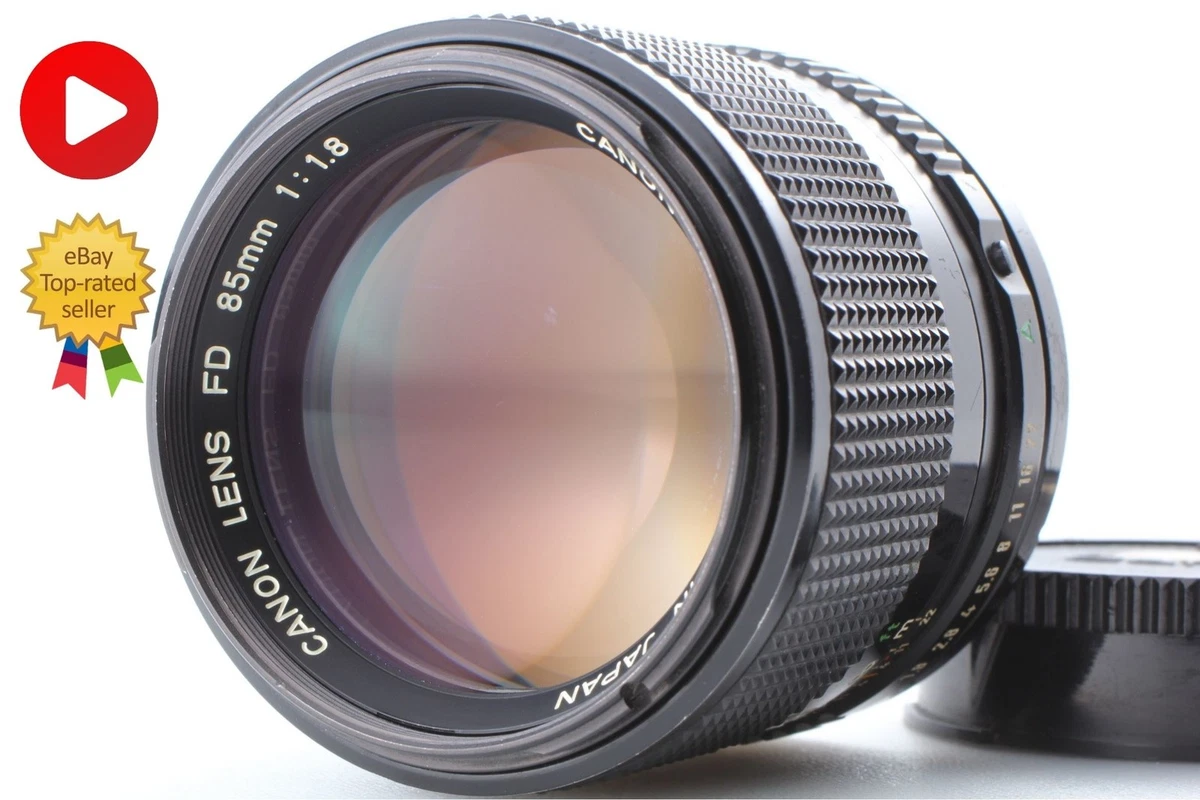 【動作品】Canon NEW FD 85ｍｍ F1.8 レンズ Canon FD f/1.8 Camera Lenses 85mm Focal for sale | eBay