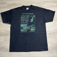 Vintage High Stake Enterprises Black Graphic Tshirt Made In USA Mens Size XL