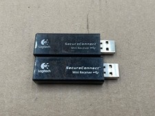 Lot of 2 Logitech Secure Connect Mini Receiver, 831843-0000, C-UAL52 USB