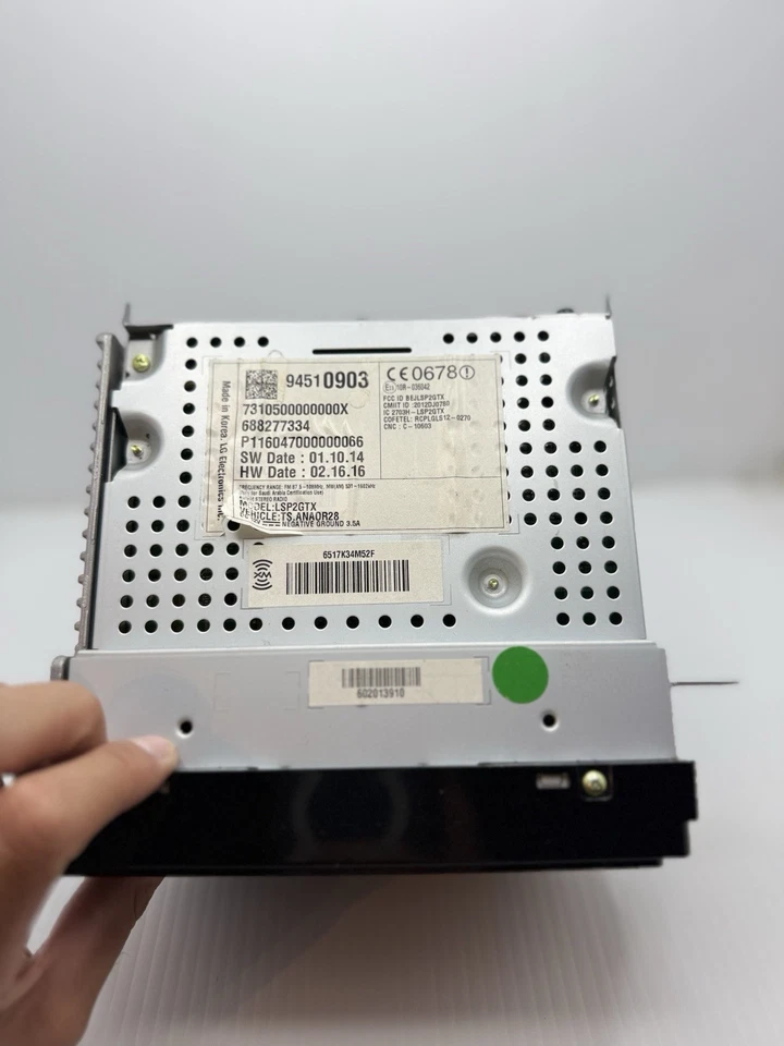 Receptor estéreo de radio sónica Chevrolet 13-16 AM FM MP3 AUX OEM Foto 3 de 4