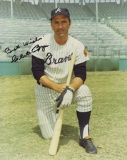 Clete Boyer Autographed Signed 8x10 Photo - MLB Braves NY Yankees A's - w/COA