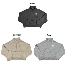 Under Armour Women's Icon Oversized Half-Zip Fleece Pullover