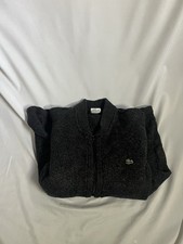 Vintage Lacoste Full Zip Wool Bomber Jacket