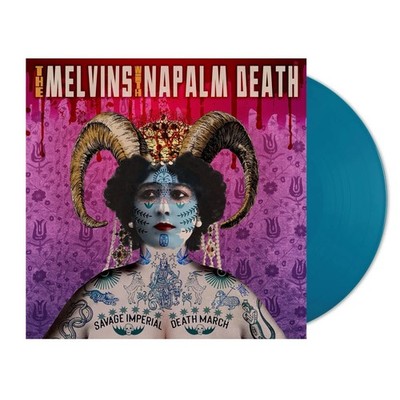 Melvins with Napalm Death Savage Imperial Death March Absurd Aqua Vinyl LP 2026