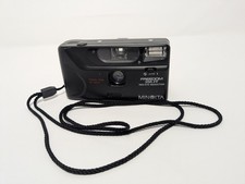 Minolta Freedom 35R-FF Red- Eye Reduction Point and Shoot Film Camera As Is