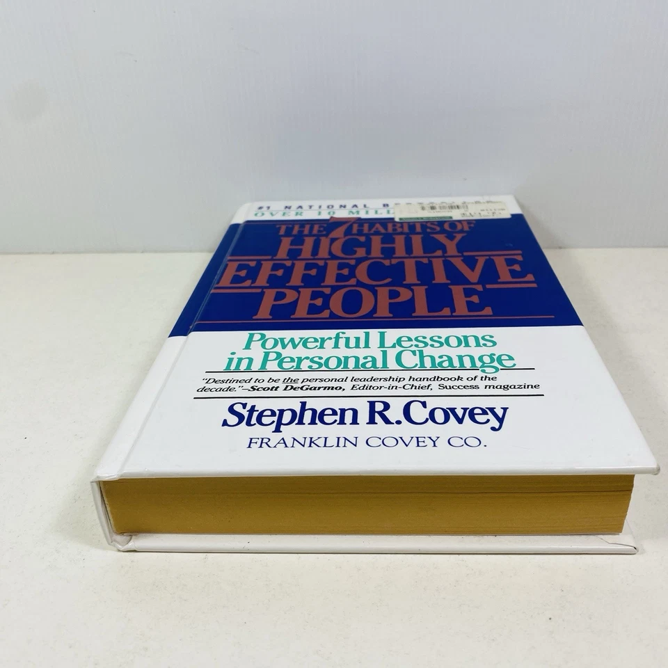 The 7 Habits of Highly Effective People by Stephen R Covey Hardcover 1990 - Image 4 of 4