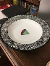 P. Price Grazia Deruta 9-1/2" Rimmed Soup/Salad Bowl LS Collection Made in Italy