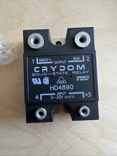 CRYDOM HD4890 Solid State Relay,Input, 4- 32VDC, Output, 480VAC 90A NOS - Picture 2 of 4
