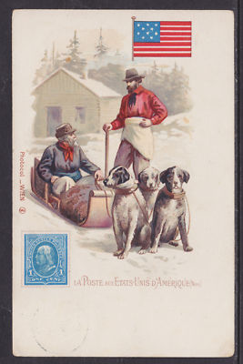 Photocol used PPC. La Poste aux Etats-Unis d'Amerique