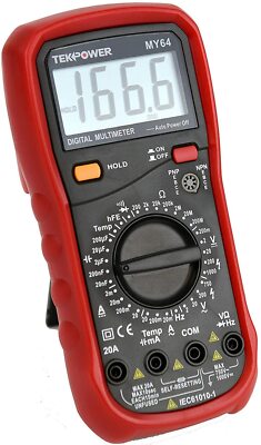Tekpower MY64 Multimeter AC & DC Voltage Current Capacitance Frequency Measure