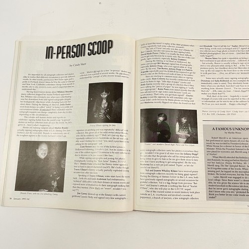 AUTOGRAPH COLLECTOR Jan 1995 Ed Wood Johnny Depp Presidents Sports Pricing - Picture 7 of 8