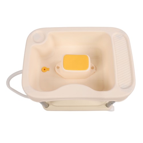 Hair Washing Basin Adjustable Height Portable Bedside Shampoo Bowl for Bedridden - Picture 2 of 21