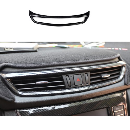 Kit completo de accesorios interiores de fibra de carbono ABS para Nissan Rogue 2017-2021 - Imagen 5 de 6