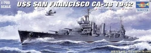 Trumpeter 05746  1:700th scale USS San Francisco CA-38 (1942)