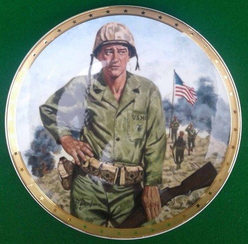 ROYAL DOULTON “JOHN WAYNE” SELECTION OF LIMITED EDITION PLATES by R. TANENBAUM. - Picture 38 of 73
