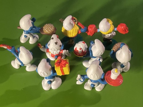 Chef McDonald Promotional Happy Meal Peyo Schlümpfe 9-stelliges Set 1996 Essen - Bild 5 von 17