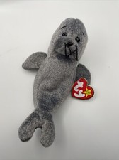 1998 Ty Original Beanie Baby SLIPPERY The Seal With Tag