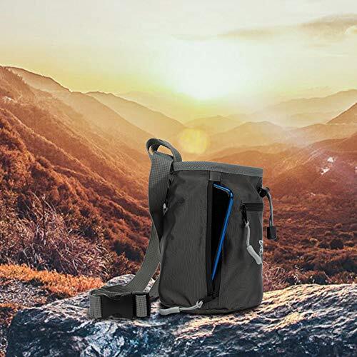 Chalk Bag zum Klettern Klettern Chalk Bag zum Bouldern mit 2 großen Zi... - Bild 8 von 9