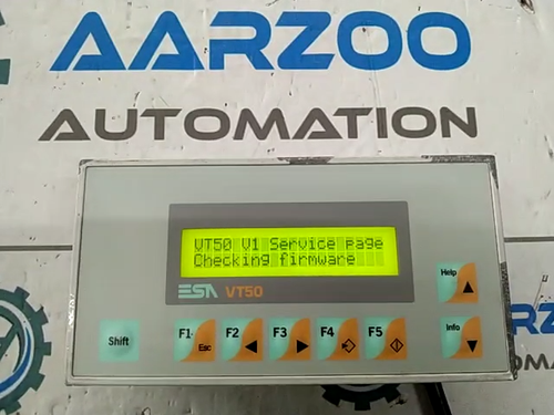 Panel de operador ESA VT50 VT05000000 - Vídeo 1 de 1