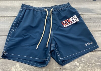 MC2 SAINT BARTH Beach Costume Uomo Tg M Boxer bluette SB03