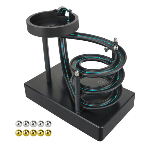 Kinetische Kunst Perpetual Motion Maschine Kunststoff Skulptur Büro Zuhause Tisch Ornamen - Bild 10 von 12